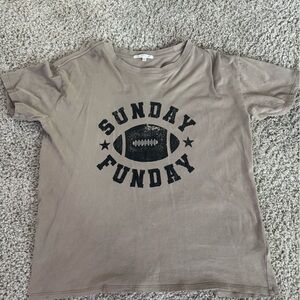 Z Supply Taupe Casual Tee